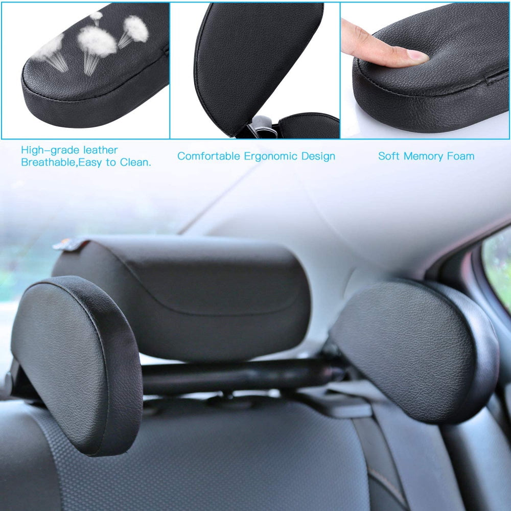 Kids Car Pillow With Head And Neck Support, Soft And Comfortable Car  Headrest