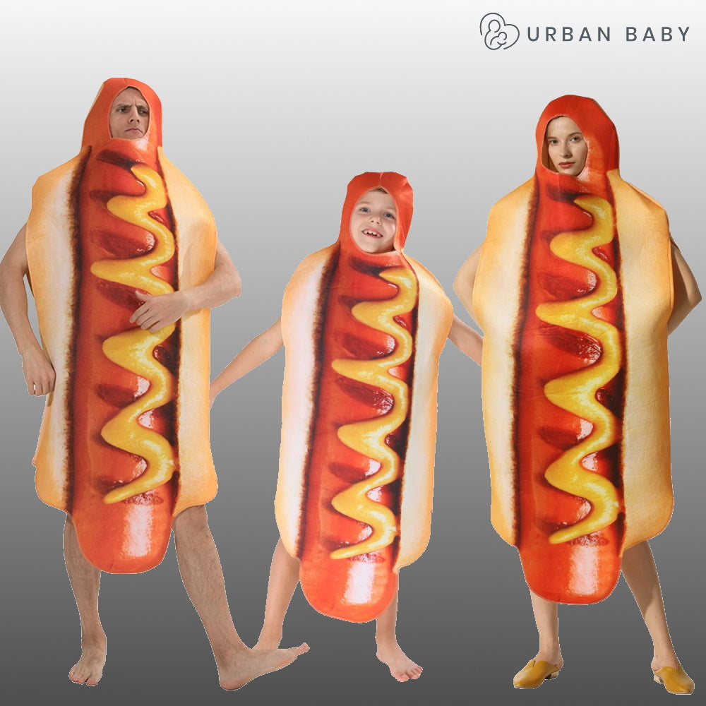 "Hilarious Series" Parent & Child Matching Costumes (Hot Dog): HORTON