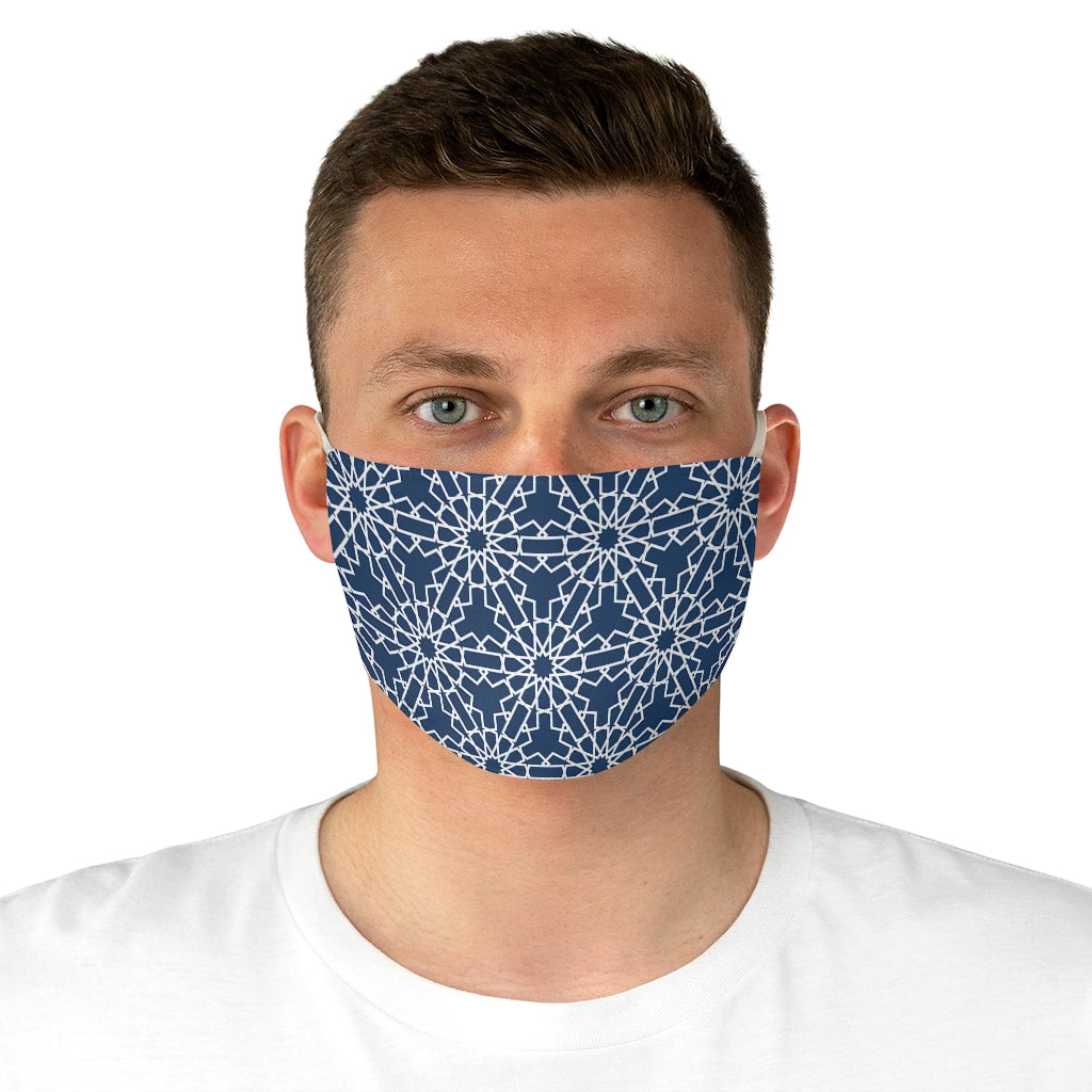 [Multiple Mask Pack] Fabric Face Mask: MILA - Classic Series (Arabesque Blue Fatima)