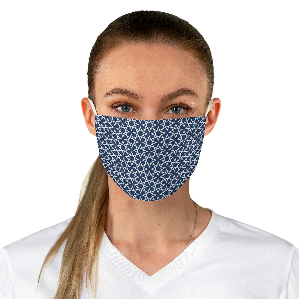 [Multiple Mask Pack] Fabric Face Mask: MILA - Classic Series (Arabesque Blue Najma)