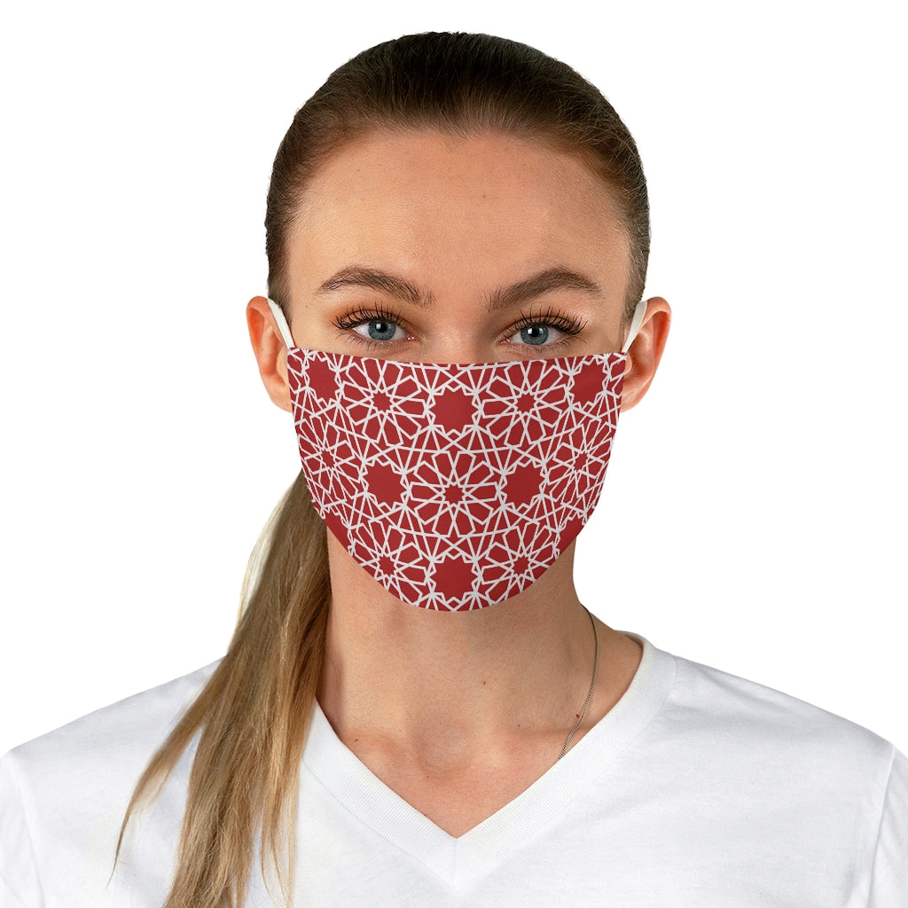 [Multiple Mask Pack] Fabric Face Mask: MILA - Classic Series (Arabesque Crimson Farida)