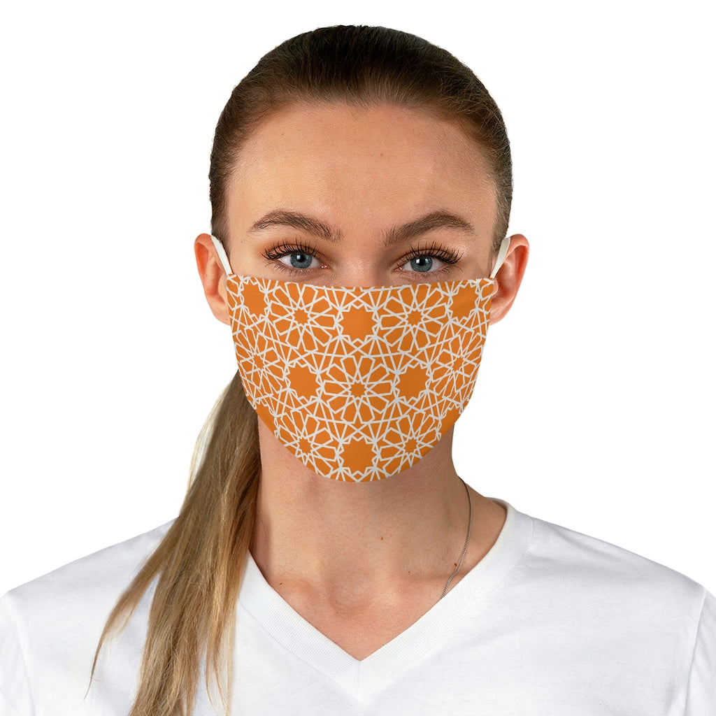 [Multiple Mask Pack] Fabric Face Mask: MILA - Classic Series (Arabesque Orange Farida)