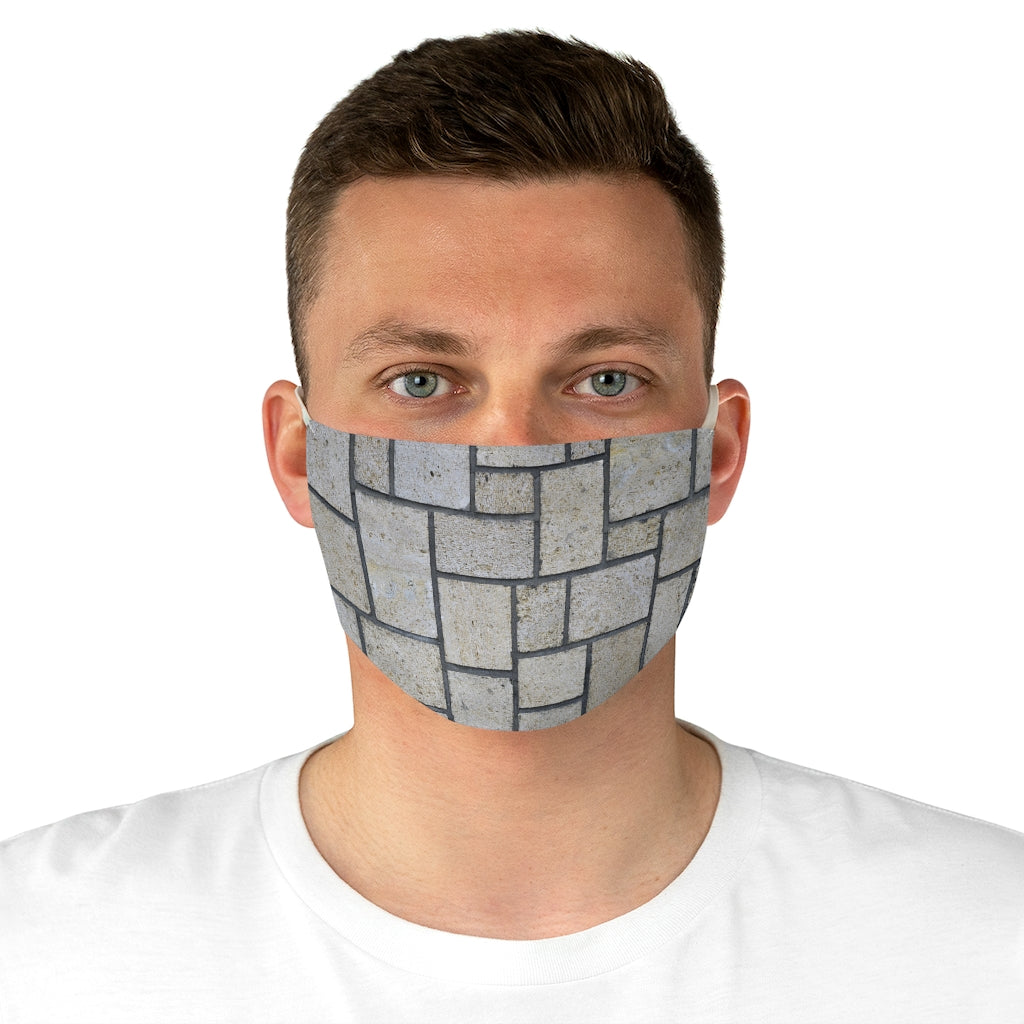 [Multiple Mask Pack] Fabric Face Mask: MILA - Graphic Series (Concrete Block)